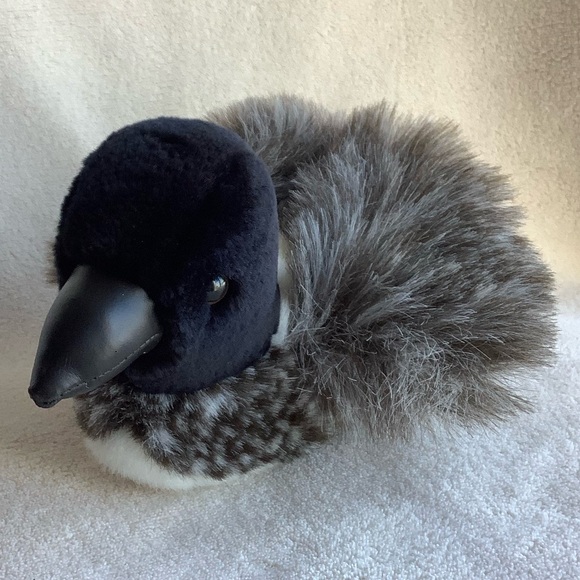 Feldstein Plush Lottie the Loon with Working Sound Stuffed Animal Toy - Picture 4 of 13